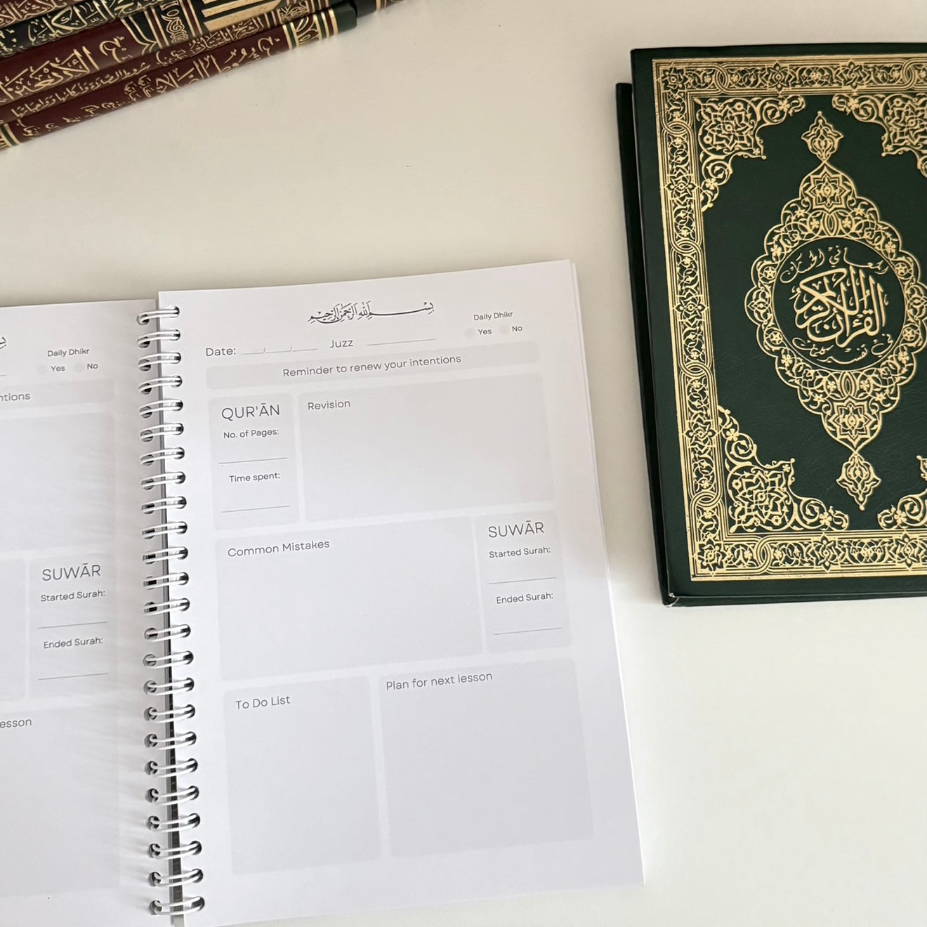 A5 Hifdh Planner