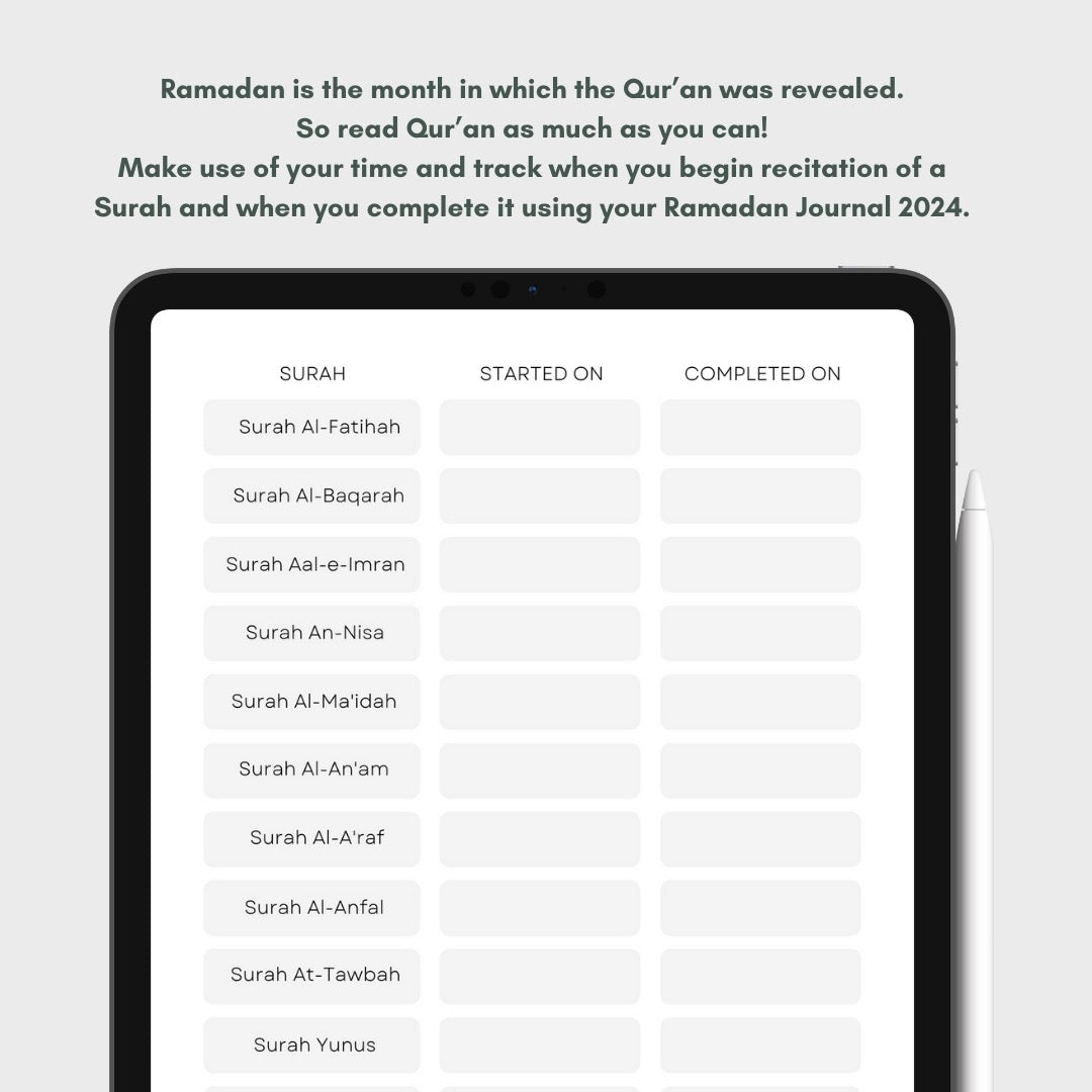 DIGITAL 2024 Ramadan Journal